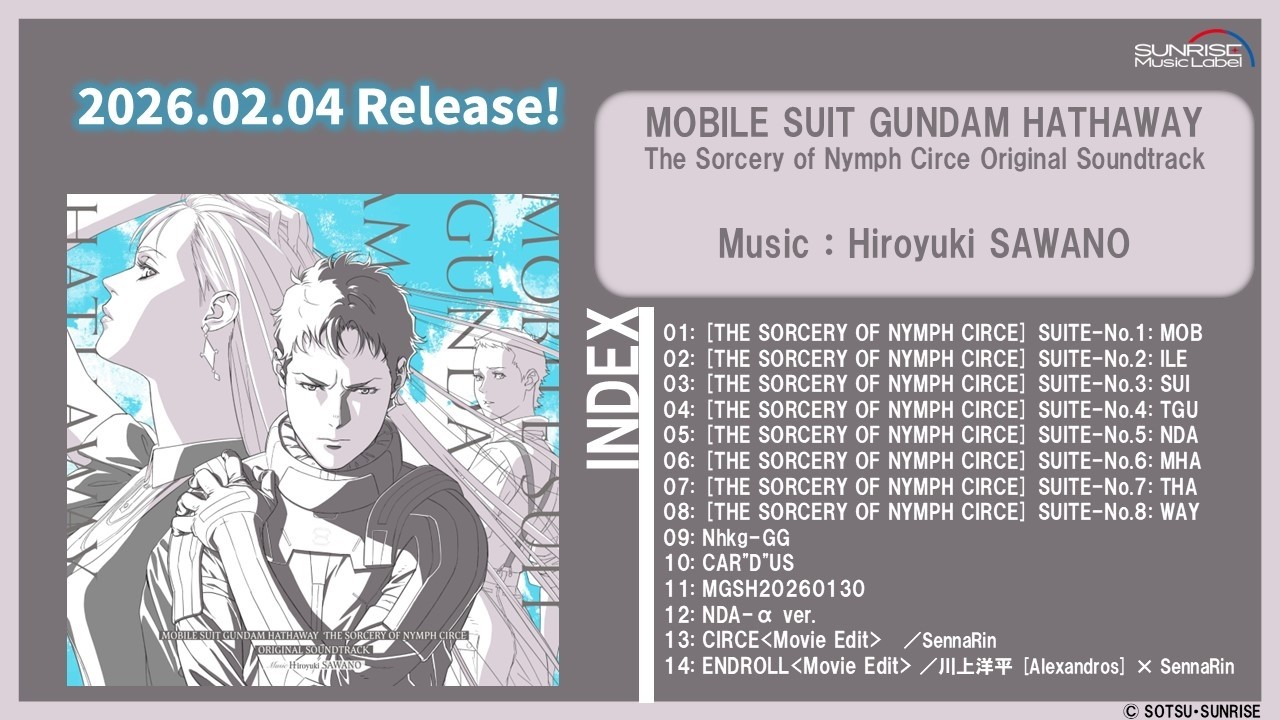 閃光のハサウェイ 音楽