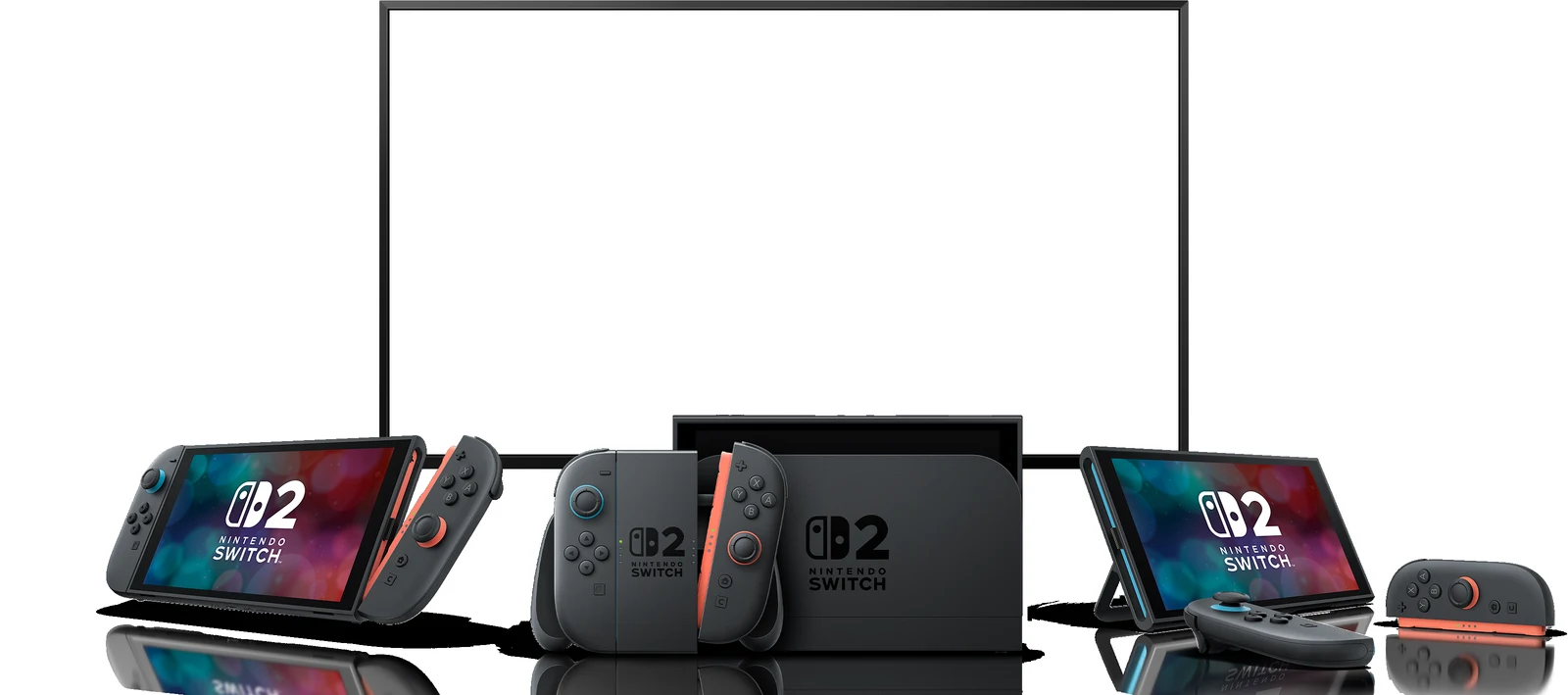 Nintendo Switchはいま4機種から選ぶ時代。2026年の価格・違い・互換性まとめ 2 テレビに繋いだ状態・携帯・テーブルモードのNintendo Switch 2